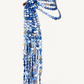 Mother of Pearl Scarf Line Necklace