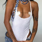 Mother of Pearl Scarf Line Necklace