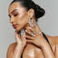 CRYSTAL GLASS EARRINGS