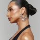 CRYSTAL GLASS EARRINGS