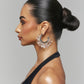 CRYSTAL GLASS EARRINGS