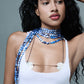 Mother of Pearl Scarf Line Necklace