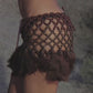 Natural Wood Loom Skirt